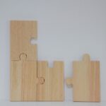 jigsaw wood coaster