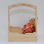 wood fruit basket